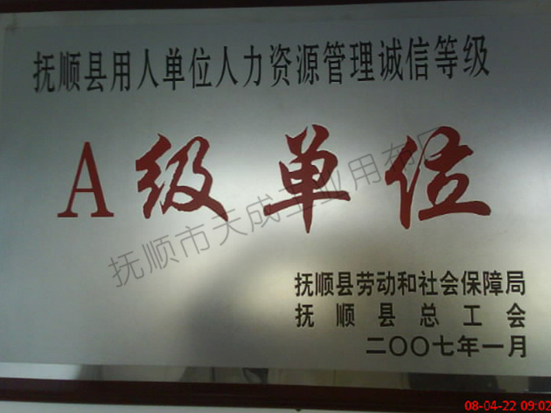 榮譽資質